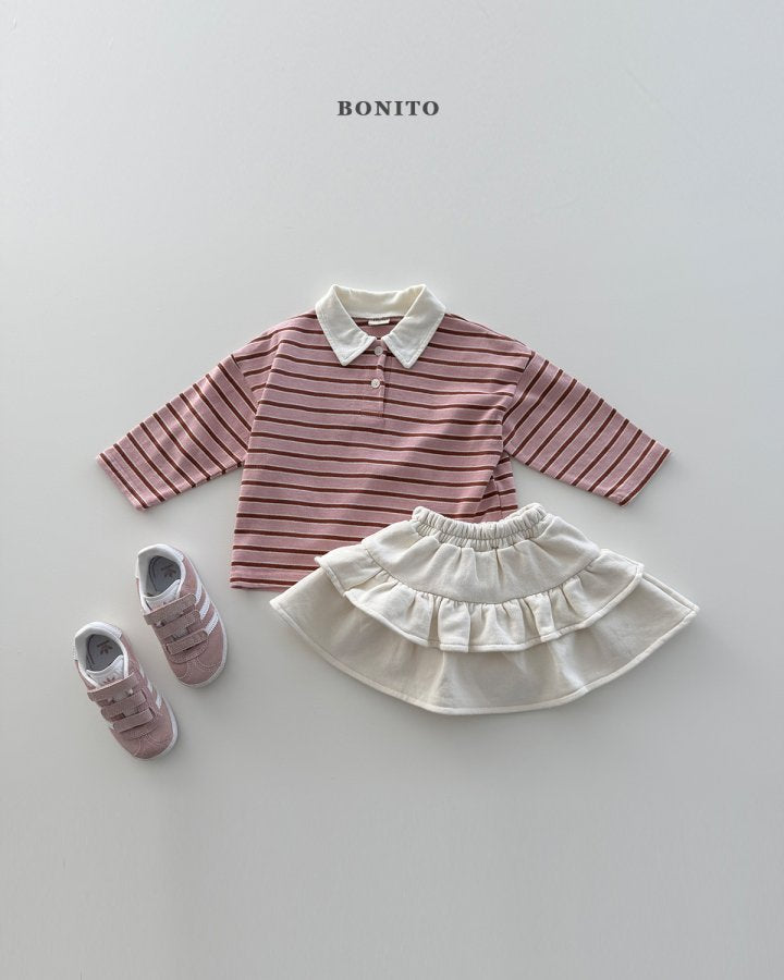 [PRE-ORDER] Tommy Stripe Collar T-Shirts