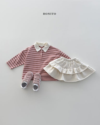 [PRE-ORDER] Tommy Stripe Collar T-Shirts