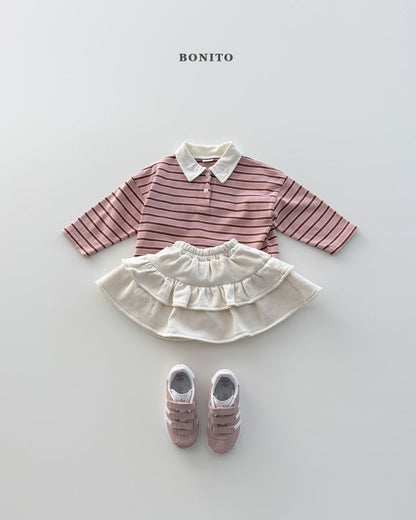 [PRE-ORDER] Tommy Stripe Collar T-Shirts