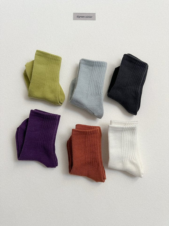 [PRE-ORDER] Dual Ribbed Socks Set