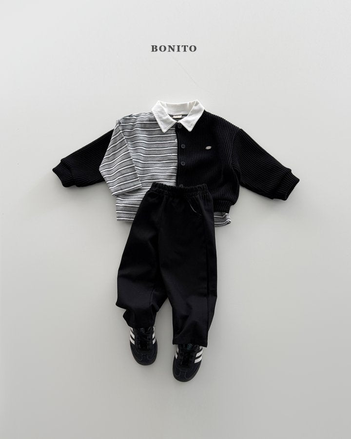 [PRE-ORDER] Tommy Stripe Collar T-Shirts