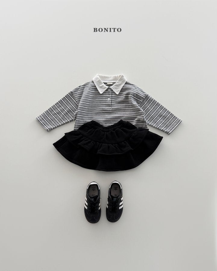 [PRE-ORDER] Tommy Stripe Collar T-Shirts