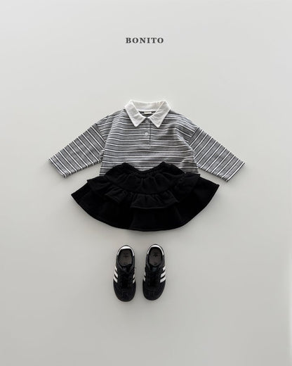 [PRE-ORDER] Tommy Stripe Collar T-Shirts