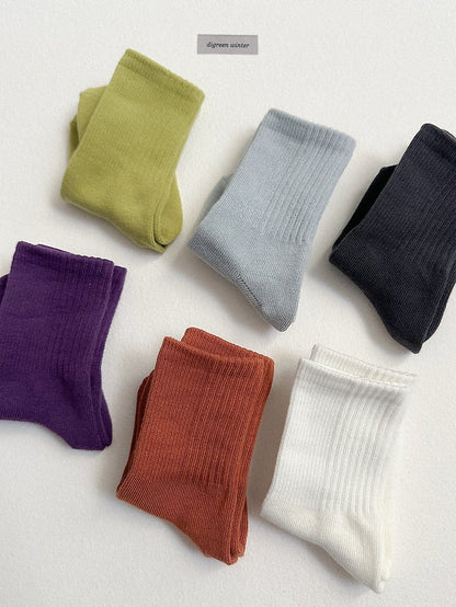 [PRE-ORDER] Dual Ribbed Socks Set