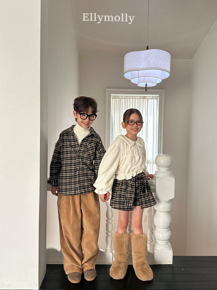 [PRE-ORDER] Smile Check Wrap Pants