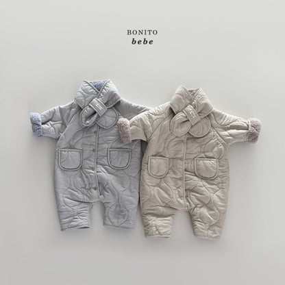 [PRE-ORDER] Quilted Muffler + Body Suit Set