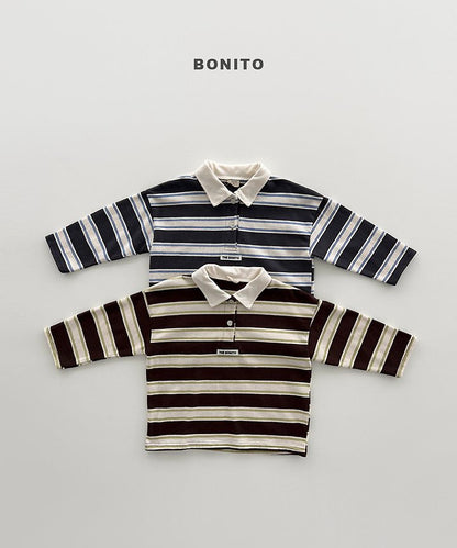 [PRE-ORDER] Stripe Collar T-Shirts