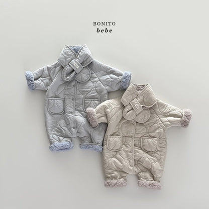 [PRE-ORDER] Quilted Muffler + Body Suit Set