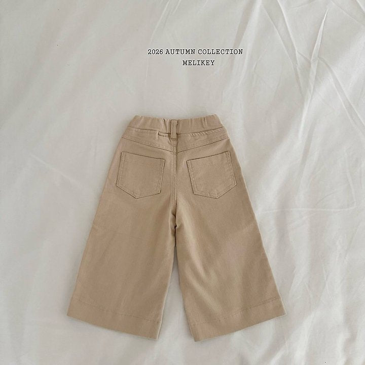 [PRE-ORDER] Cotton Wide Pants