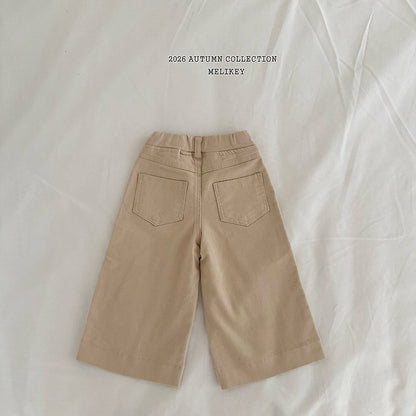 [PRE-ORDER] Cotton Wide Pants