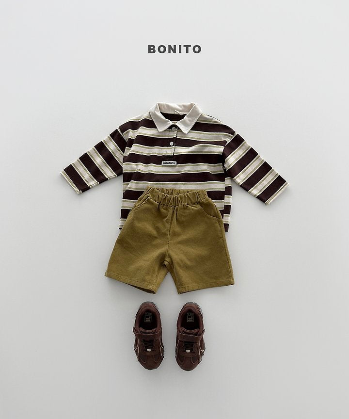 [PRE-ORDER] Stripe Collar T-Shirts