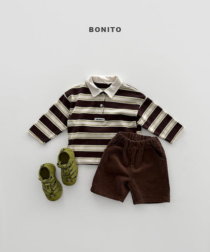 [PRE-ORDER] Stripe Collar T-Shirts