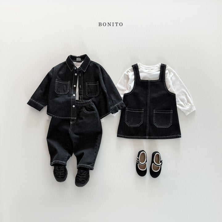 [PRE-ORDER] Stitch Denim Dress