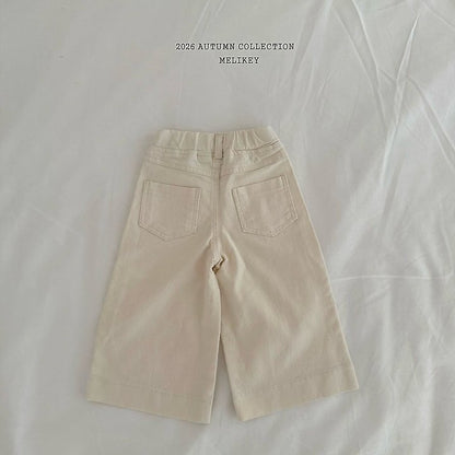 [PRE-ORDER] Cotton Wide Pants