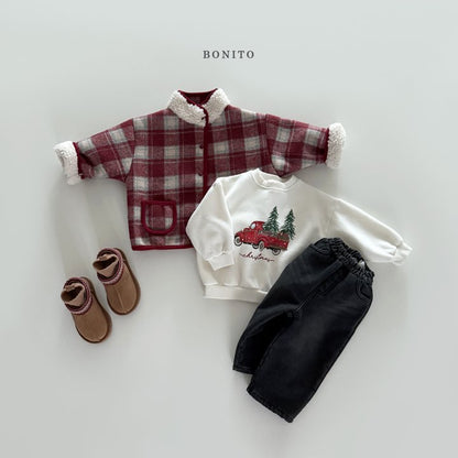 [PRE-ORDER] Check Binding Sherpa Jacket