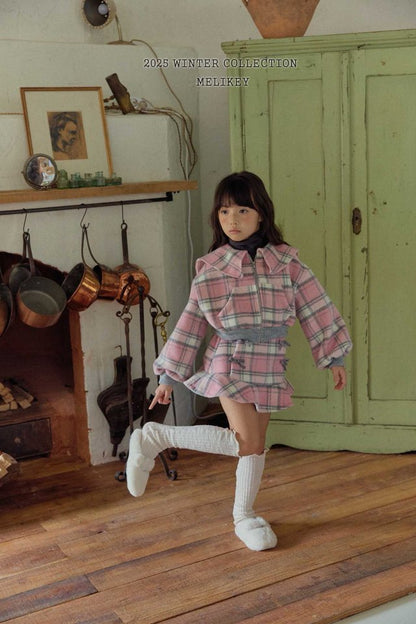 [PRE-ORDER] Wool Check Sailor Jacket