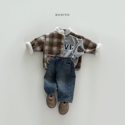 [PRE-ORDER] Check Binding Sherpa Jacket