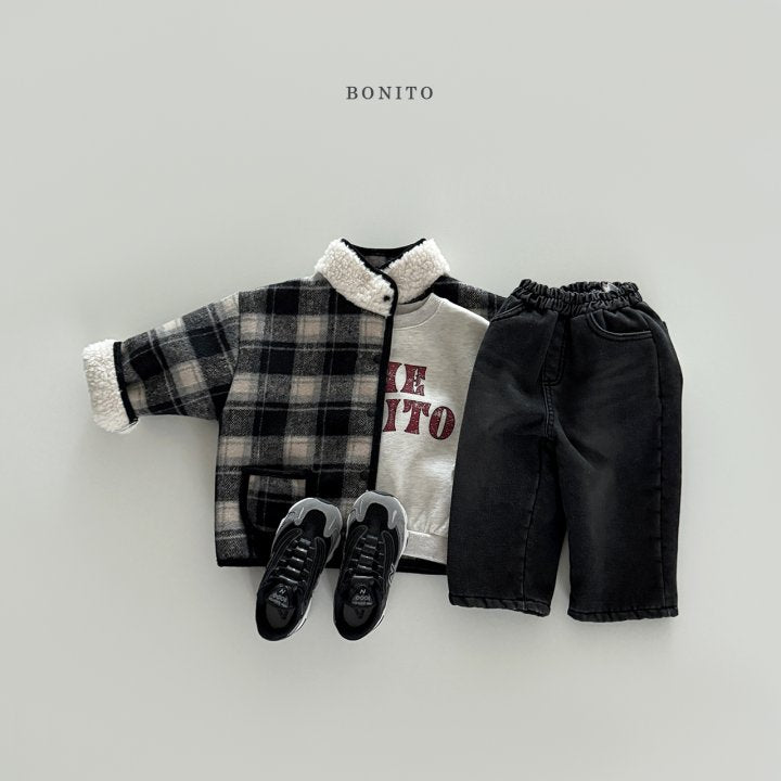 [PRE-ORDER] Check Binding Sherpa Jacket