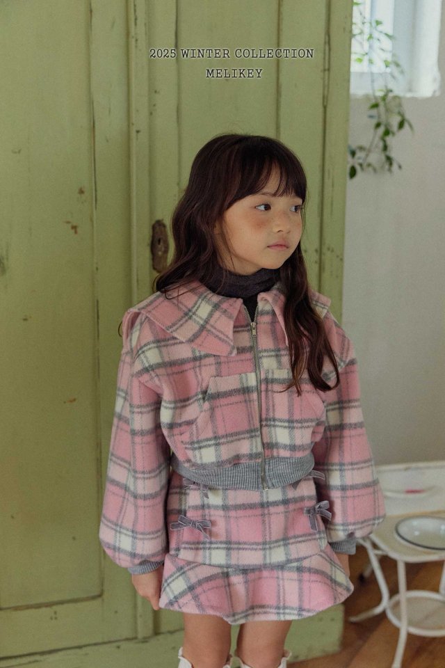 [PRE-ORDER] Wool Check Sailor Jacket