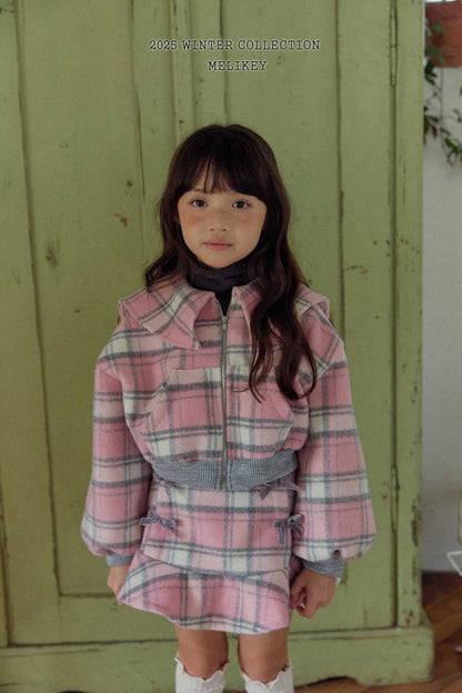 [PRE-ORDER] Wool Check Sailor Jacket