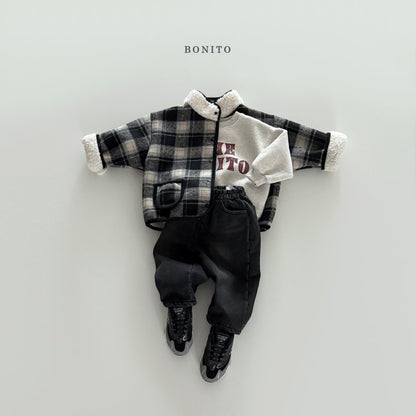 [PRE-ORDER] Check Binding Sherpa Jacket