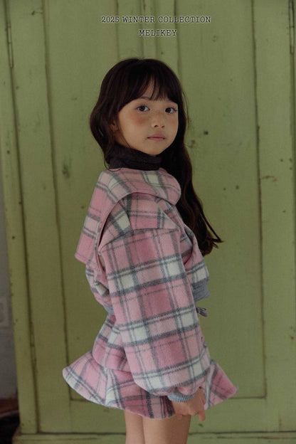 [PRE-ORDER] Wool Check Sailor Jacket