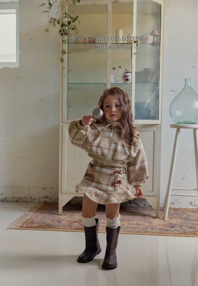 [PRE-ORDER] Wool Check Sailor Jacket