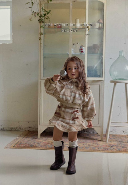 [PRE-ORDER] Wool Check Sailor Jacket