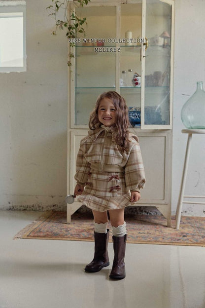 [PRE-ORDER] Wool Check Sailor Jacket