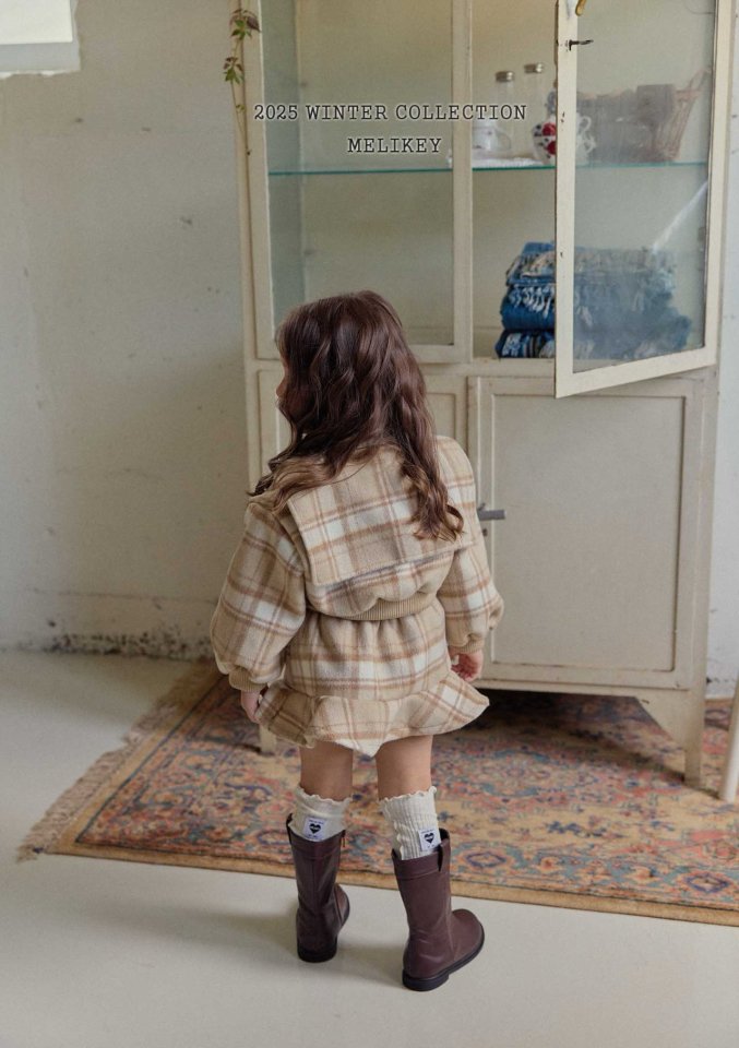 [PRE-ORDER] Wool Check Sailor Jacket