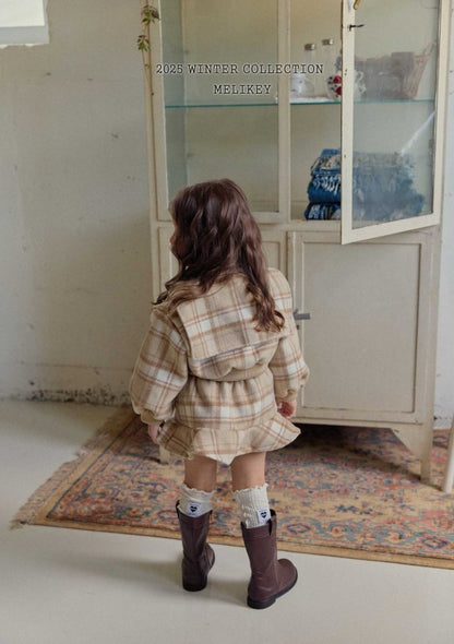 [PRE-ORDER] Wool Check Sailor Jacket