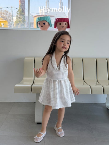 [PRE-ORDER] Dot Halter Dress