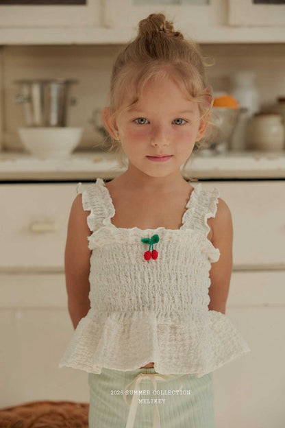 [PRE-ORDER] Cherry Smocking Blouse
