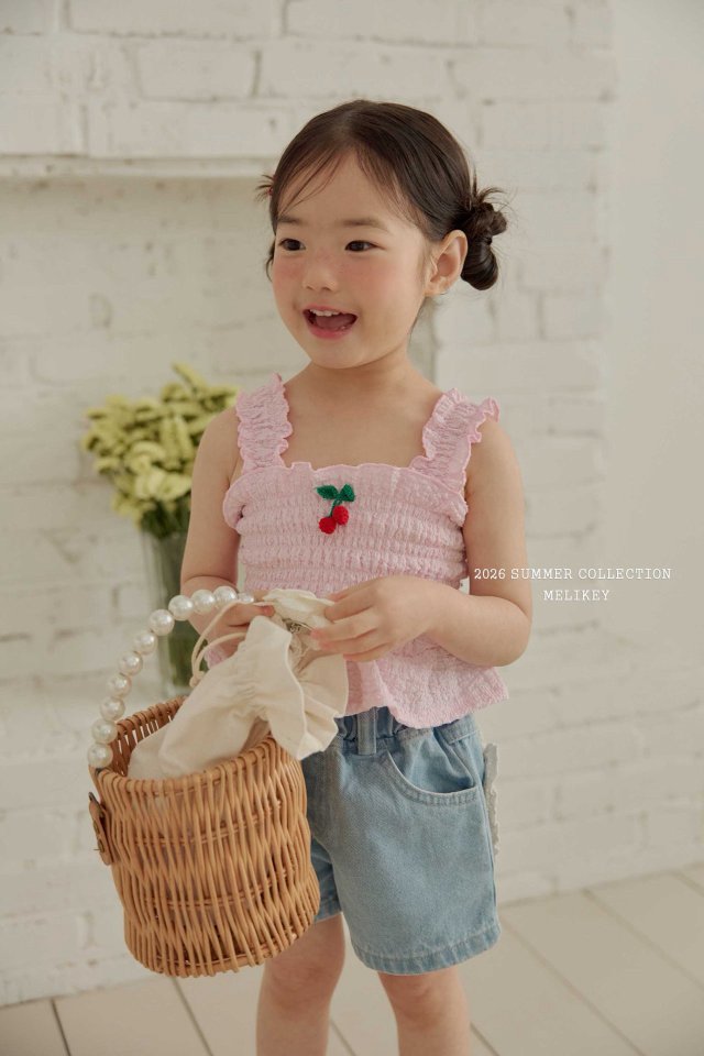 [PRE-ORDER] Cherry Smocking Blouse
