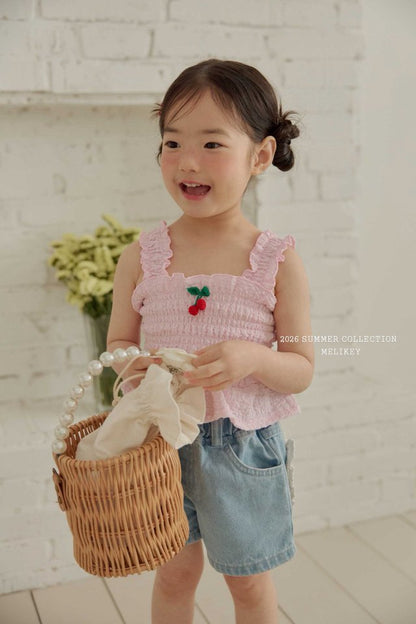 [PRE-ORDER] Cherry Smocking Blouse