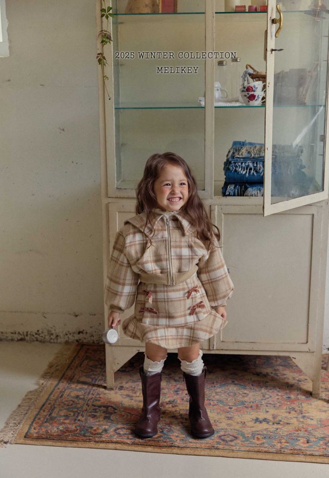 [PRE-ORDER] Wool Check Sailor Jacket