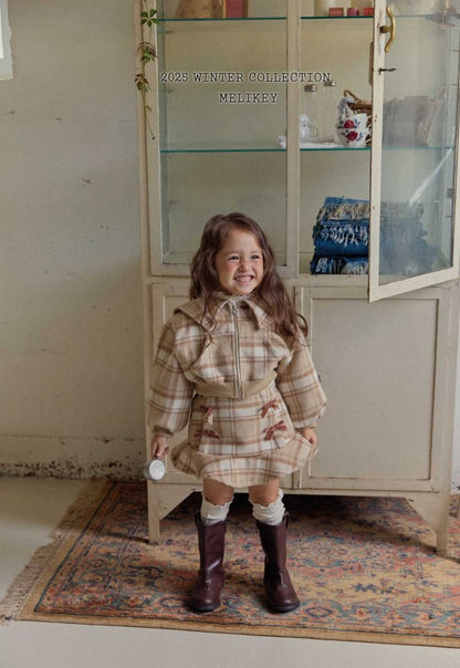 [PRE-ORDER] Wool Check Sailor Jacket