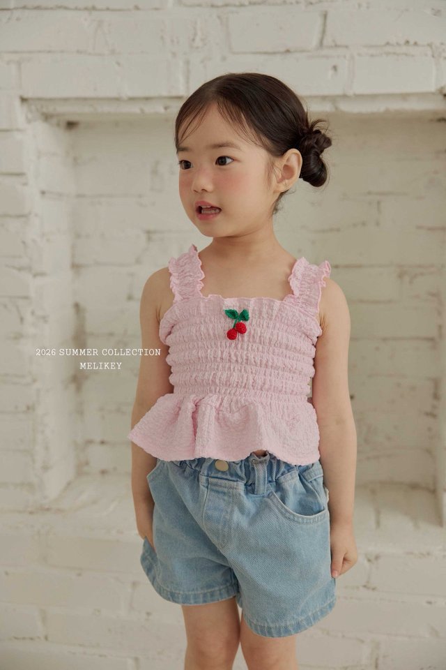 [PRE-ORDER] Cherry Smocking Blouse