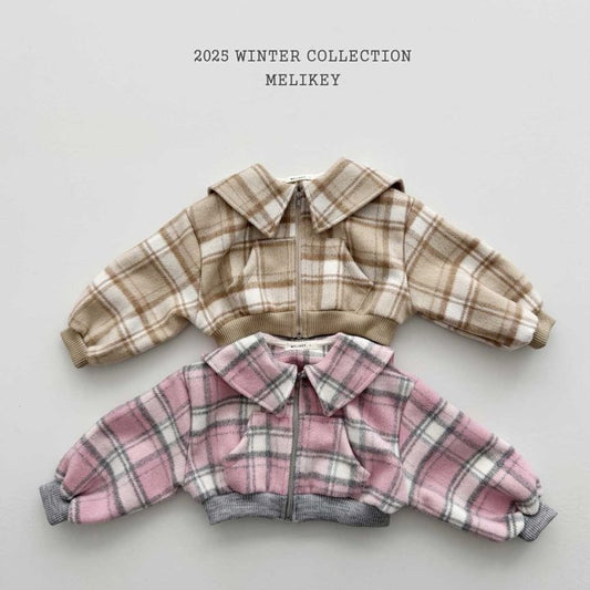 [PRE-ORDER] Wool Check Sailor Jacket