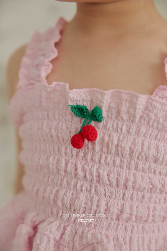 [PRE-ORDER] Cherry Smocking Blouse