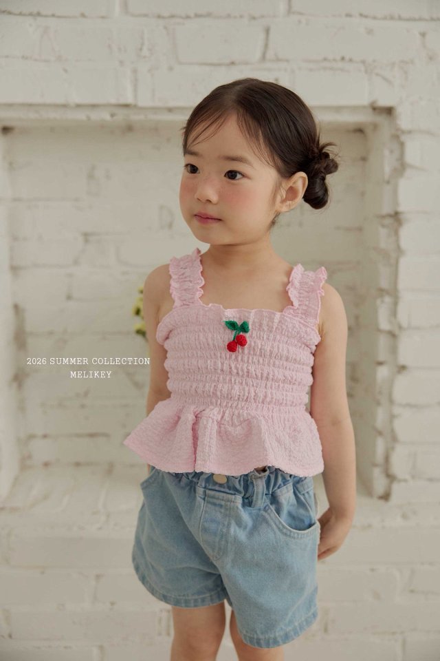 [PRE-ORDER] Cherry Smocking Blouse