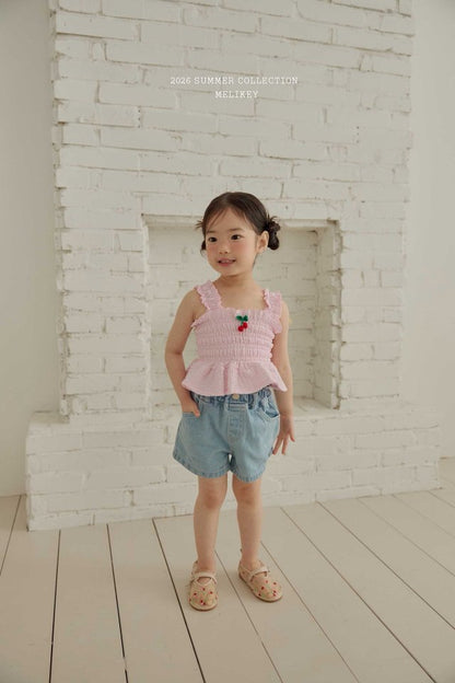 [PRE-ORDER] Cherry Smocking Blouse