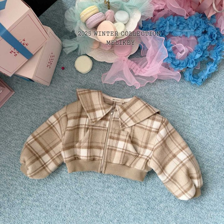 [PRE-ORDER] Wool Check Sailor Jacket