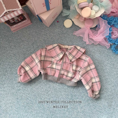 [PRE-ORDER] Wool Check Sailor Jacket