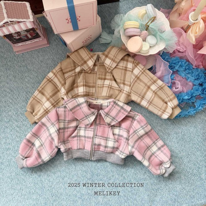 [PRE-ORDER] Wool Check Sailor Jacket