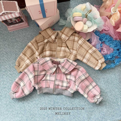 [PRE-ORDER] Wool Check Sailor Jacket