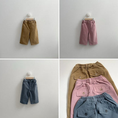 [PRE-ORDER] Button Peach Pants