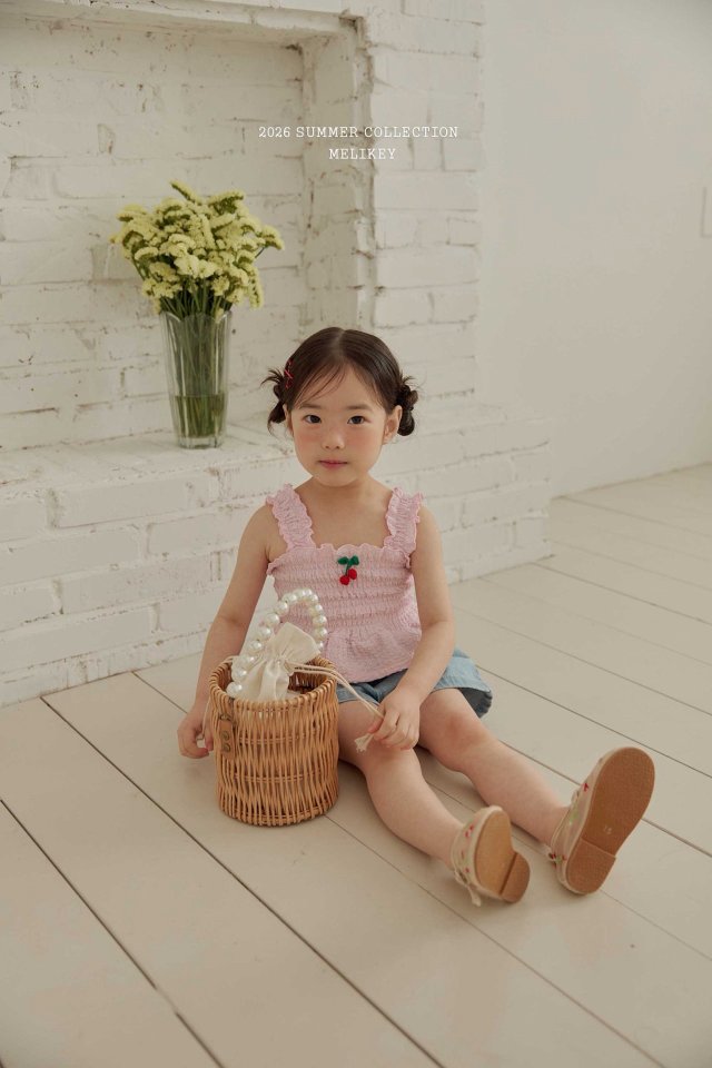 [PRE-ORDER] Cherry Smocking Blouse