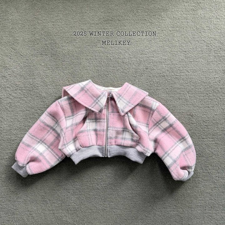 [PRE-ORDER] Wool Check Sailor Jacket