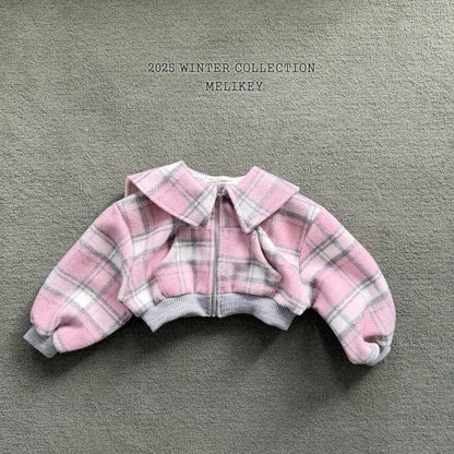 [PRE-ORDER] Wool Check Sailor Jacket
